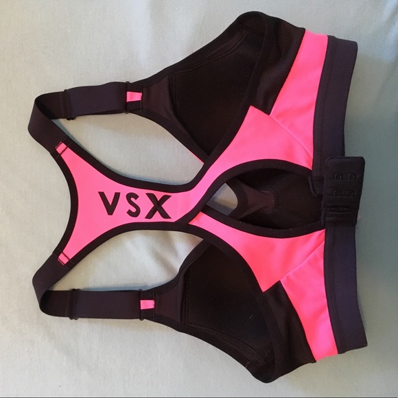 VSX Sports Bra, 32B, maximum support, hot pink - Picture 5 of 7