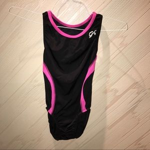 Pink and Black GK leotard