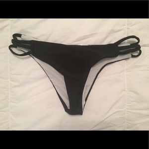 Black Cheeky Bikini Bottoms
