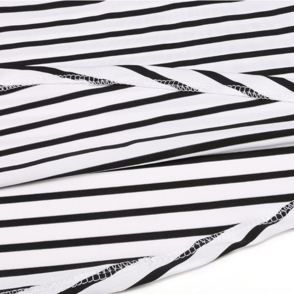 Striped Bodycon Mermaid Maxi Dress - Picture 4 of 6