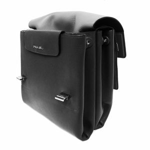 Authentic Prada black leather handbag new w/tags