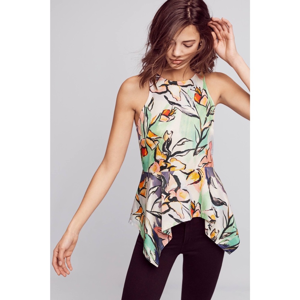 Lucille Peplum Blouse by HD in Paris.