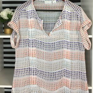 Polka dotted blouse 👚