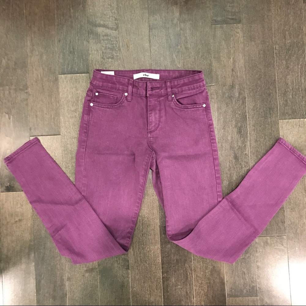 Purple skinny Else jeans