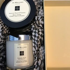Jo Malone body creme and candle