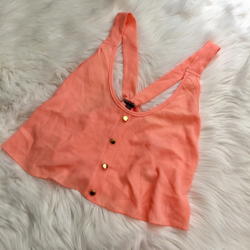 NWT Coral Flowy Tank Top
