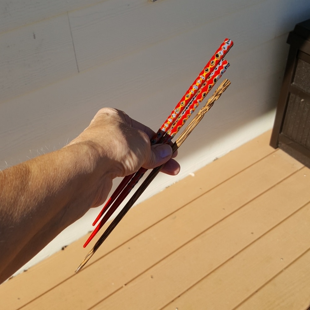 3 hair sticks