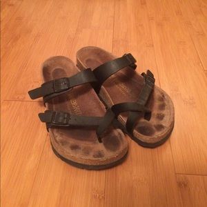 Black Birkenstocks Made in Germany Size 36