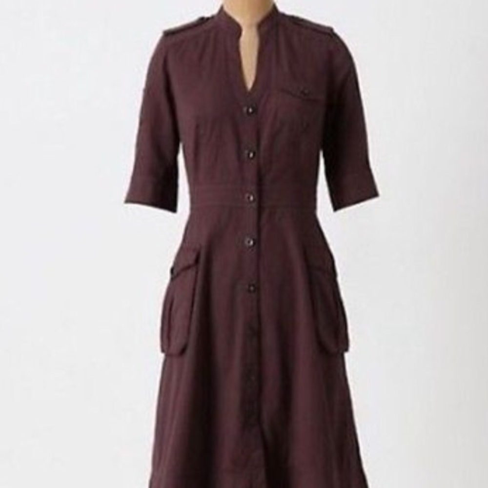 **SOLD** Anthro Maeve Mary Shirtdress Size 2