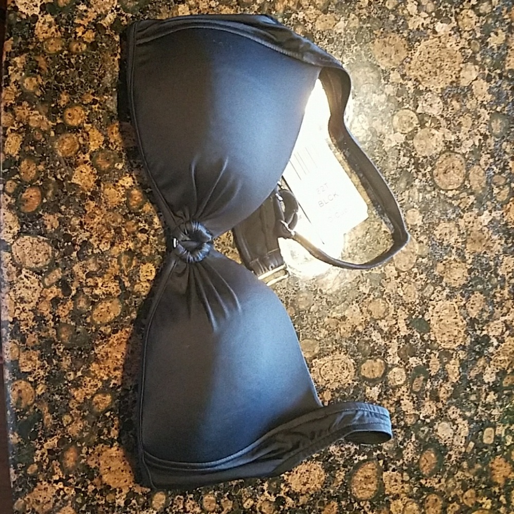 Sunsets black bikini top D cup