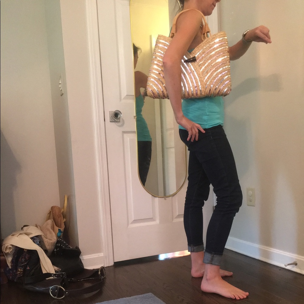 Sequined summer purse