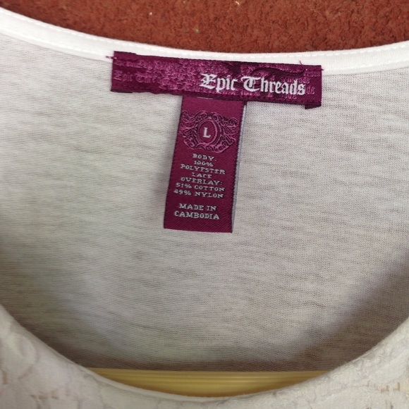 Girls White Lace Dress - Picture 2 of 5