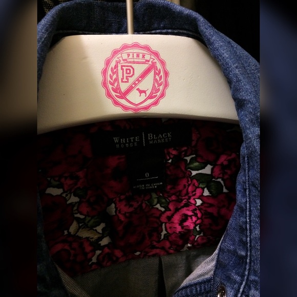 Blue denim chambray button down shirt XS - Picture 4 of 6