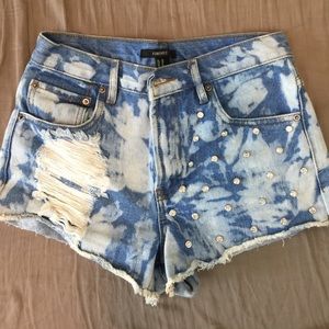 High waist shorts