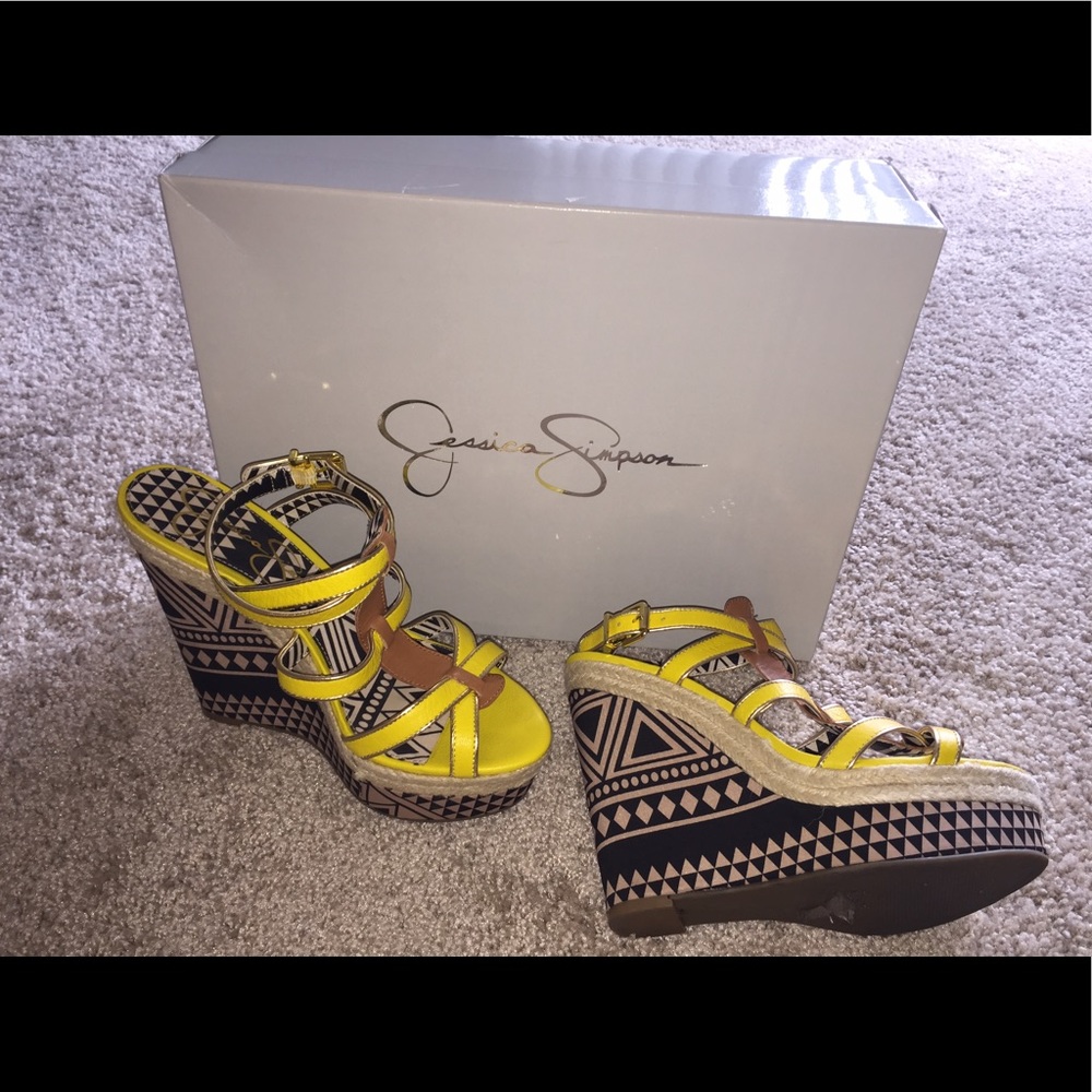 Jessica Simpson Multi-Color Wedges