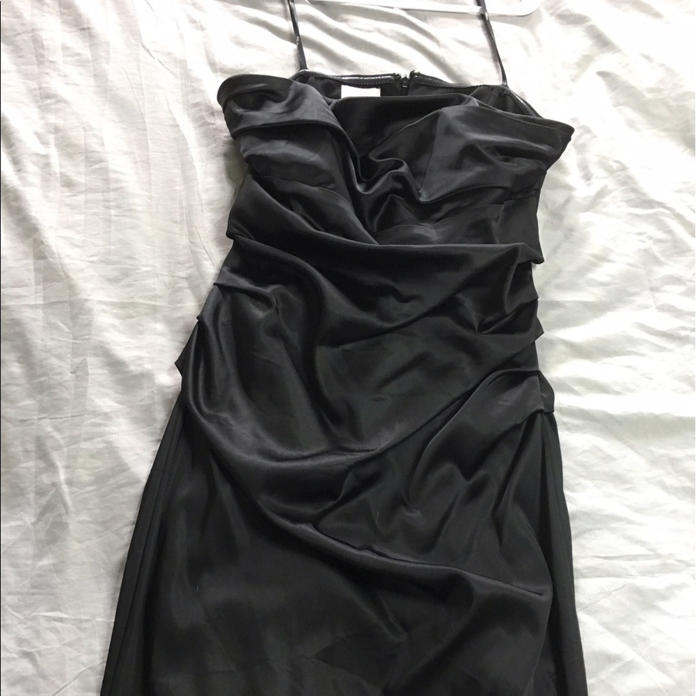 Size 10 strapless black formal dress