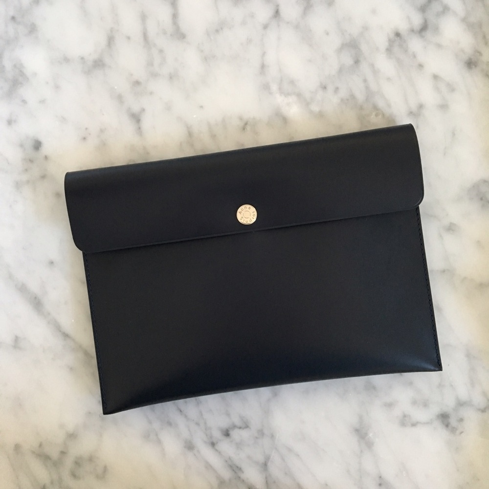 ✖️ SOLD ✖️ Acne Studios Larimar Navy Clutch