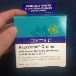 NIB DermaE Psorzema Crème Sealed 4oz Exp June 2018
