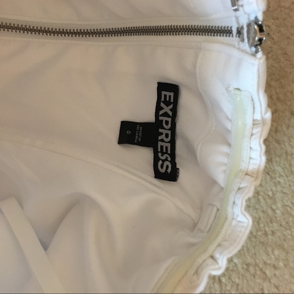 Express White Strapless Dress - Picture 3 of 3