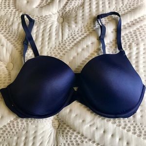 Navy blue Victoria's Secret Uplift bra