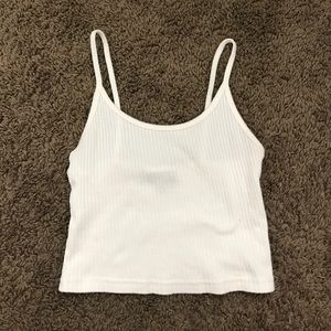 White topshop crop top