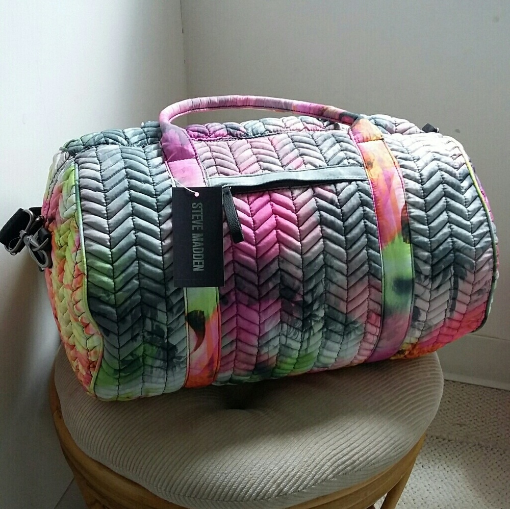 *Sold* Steve Madden duffel bag