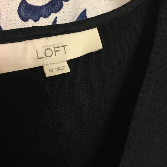 Ann Taylor Loft Black Dress - Picture 2 of 4