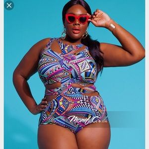 Monif C Havana Bandage Swimsuit