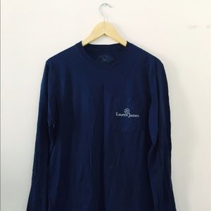 Lauren James Navy Blue Long Sleeve Tee