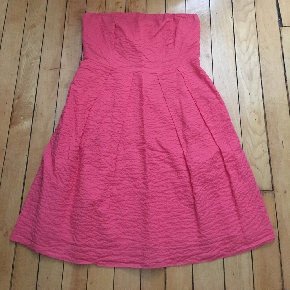 Cute coral pink J Crew sundress - size 10!