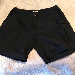 Eileen Fisher Linen Bermuda Shorts