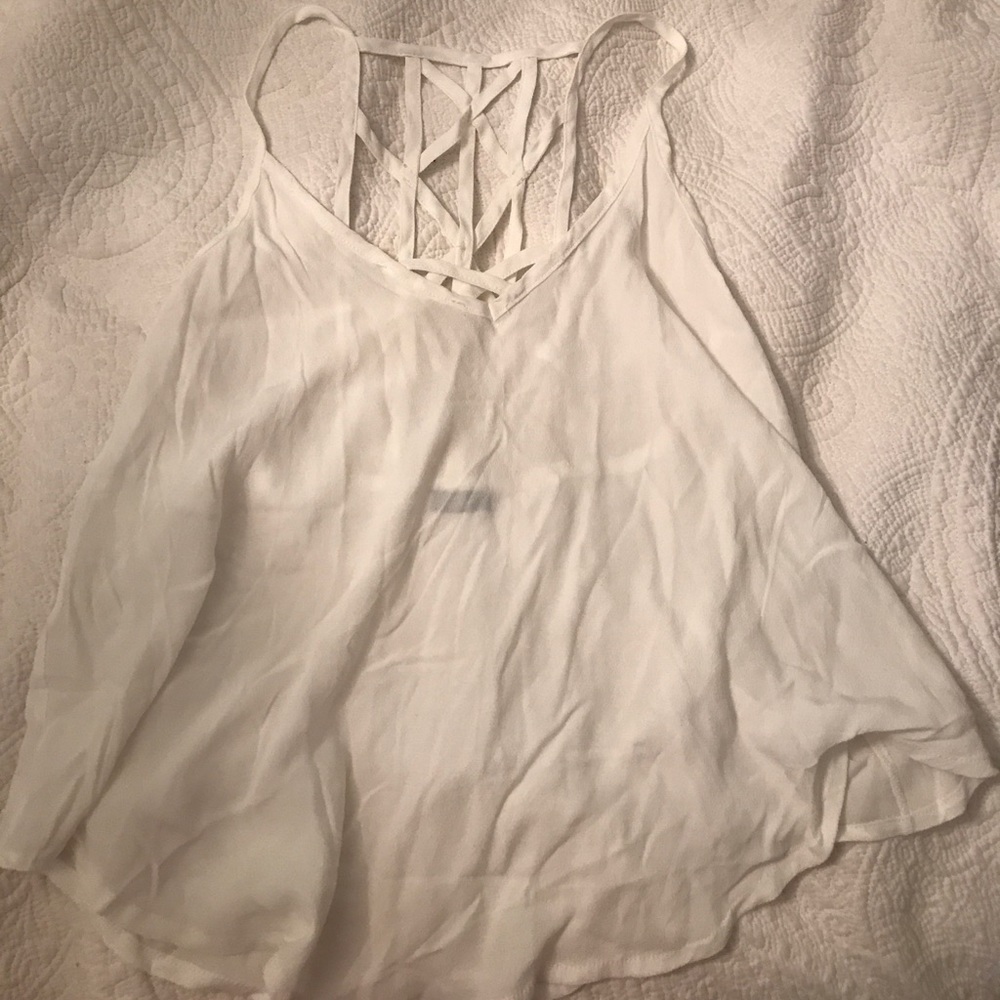 White tank top