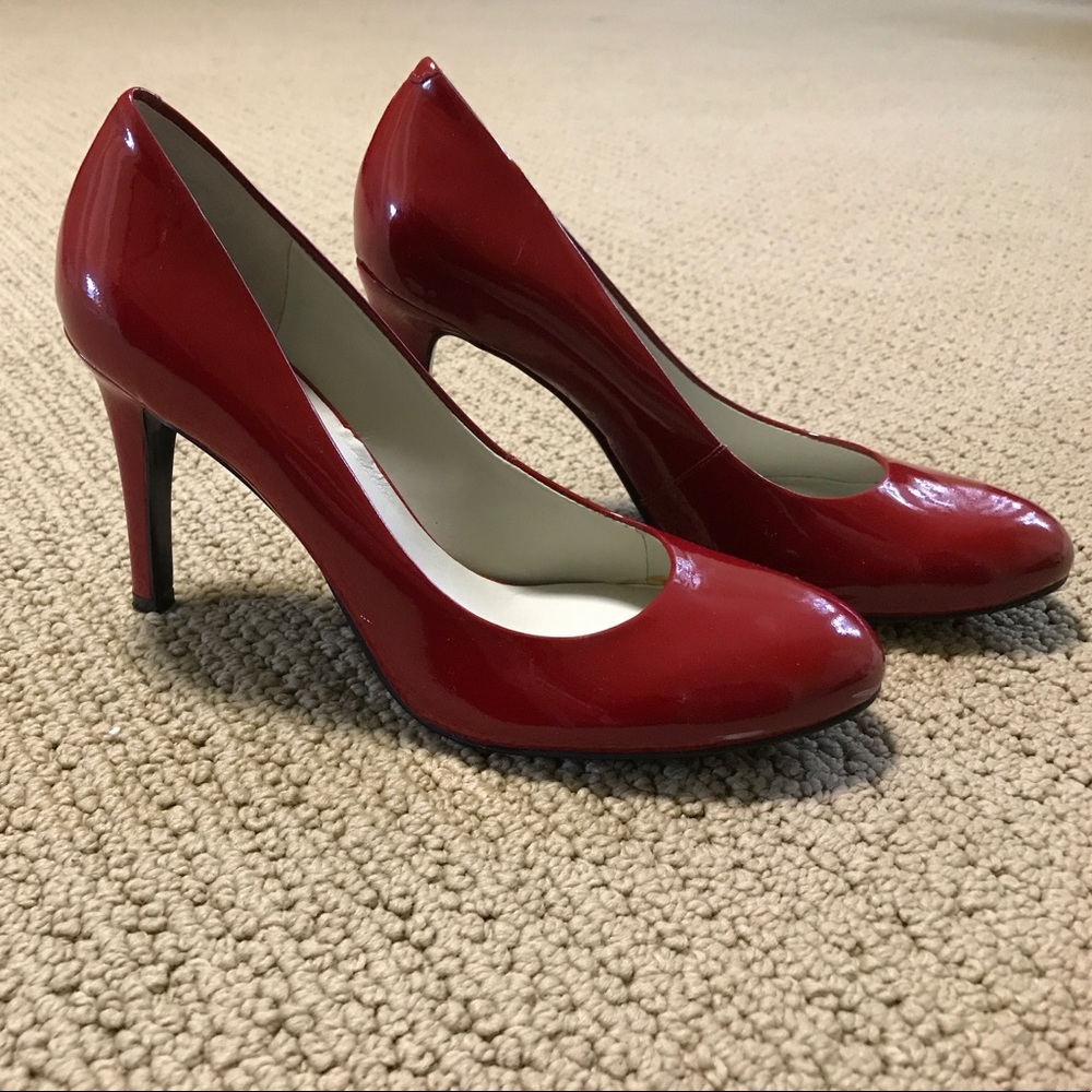 * Red Patent Leather Heels