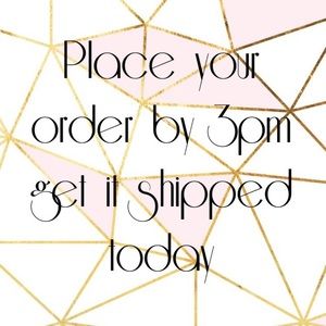 SAME DAY SHIPPING ⚡️