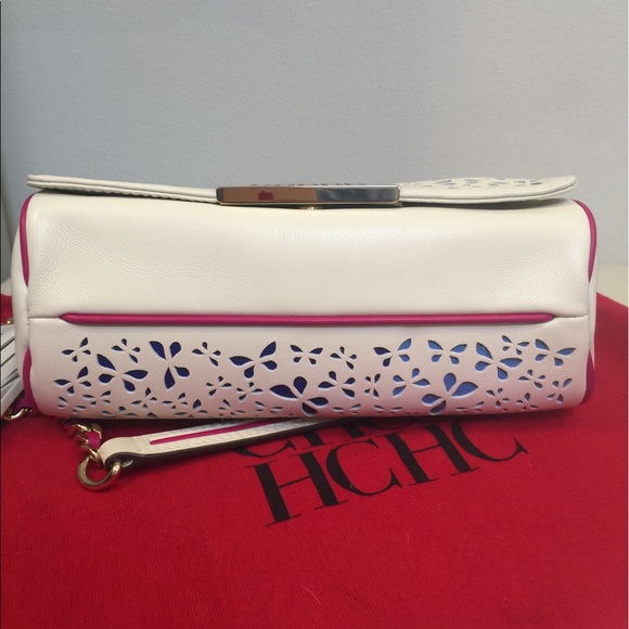 Carolina Herrera multicolor butterfly shoulder bag - Picture 4 of 8