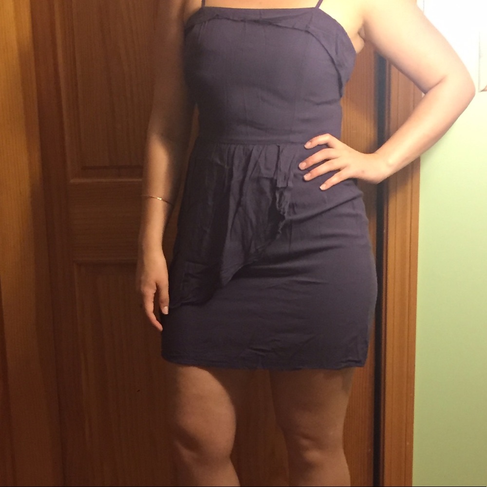 Purple Spaghetti strap Dress