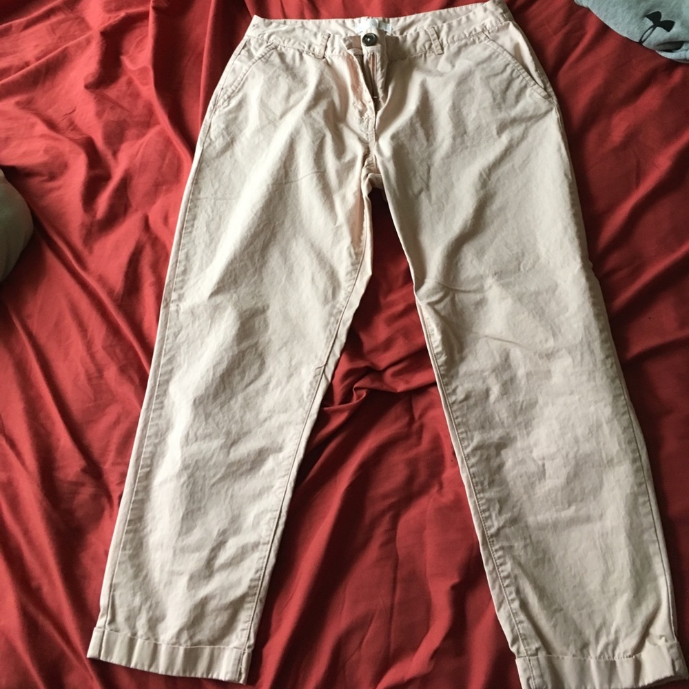 Dusty rose pink capris