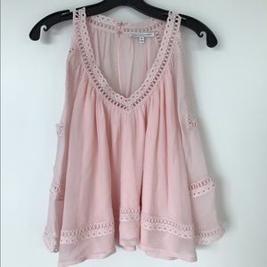 Rebecca Minkoff light pink top