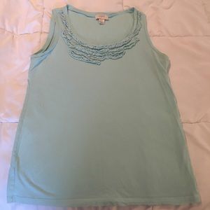 Cute tank with neckline detail