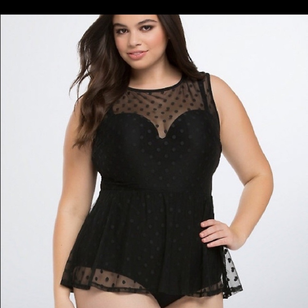 Polkadot swimsuit size 3