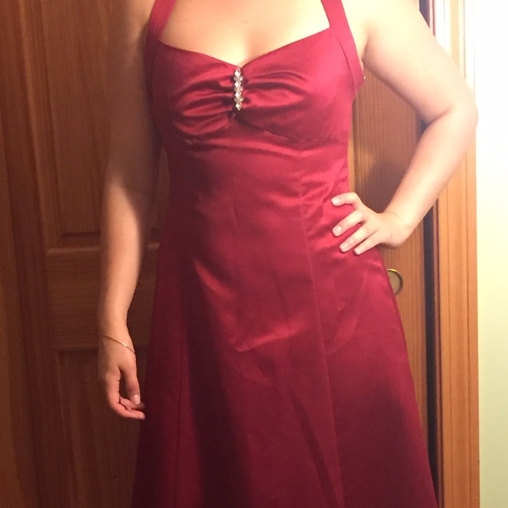 Retro Red Aline Dress