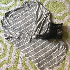 Market & spruce soft dolman sleeve stripe sweater