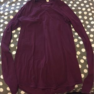 Plum lululemon long sleeve