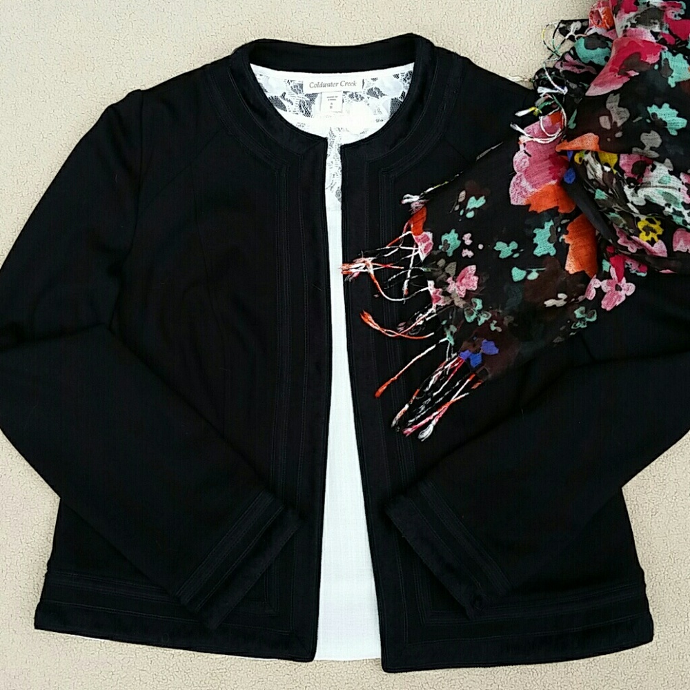 Black Cropped Jacket