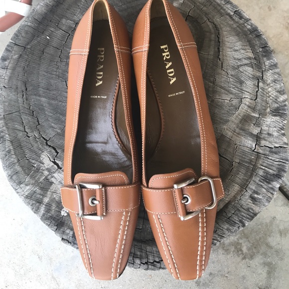 Prada leather shoes vero cuoio - Picture 4 of 8