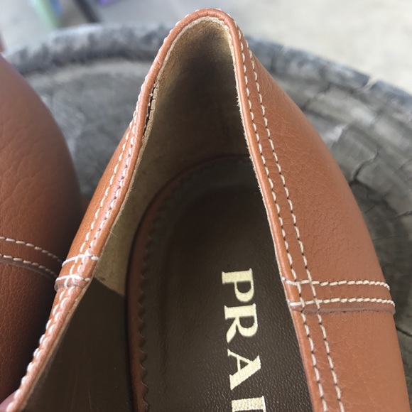 Prada leather shoes vero cuoio - Picture 5 of 8