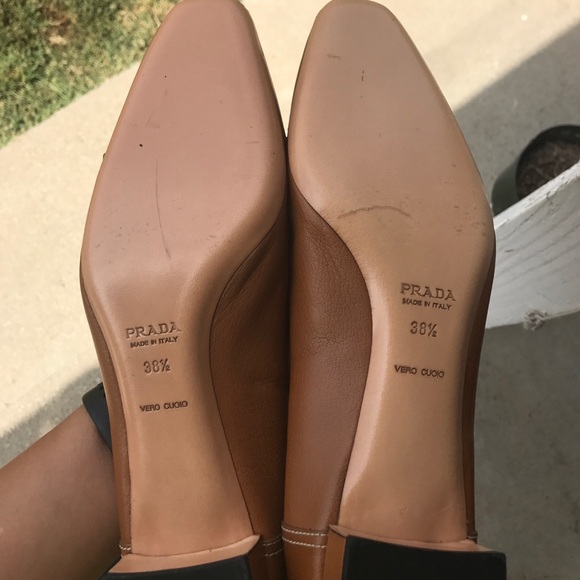 Prada leather shoes vero cuoio - Picture 6 of 8