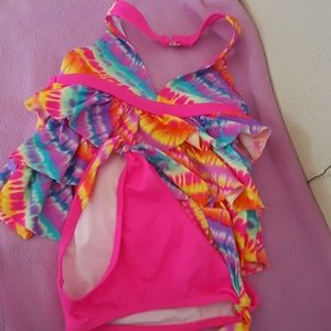 Girls 2 piece swim suit