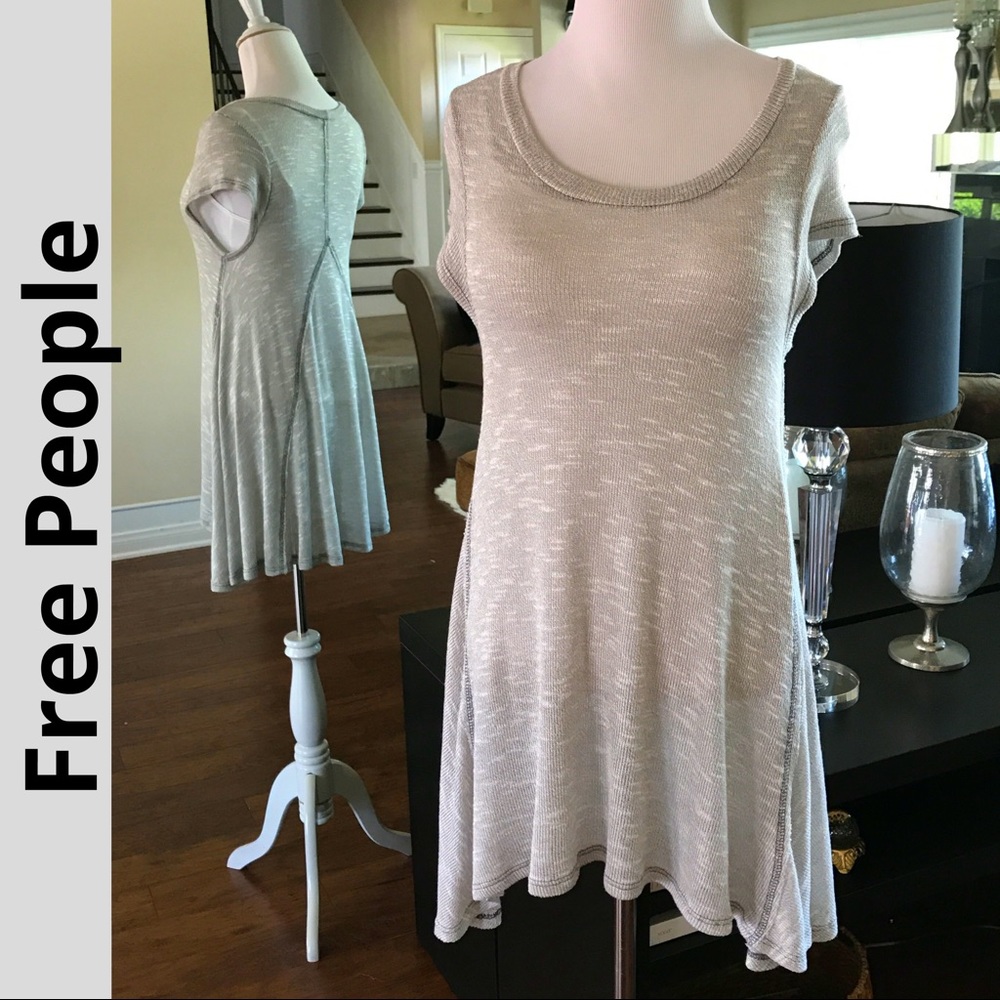 FREE PEOPLE loose knit flare top