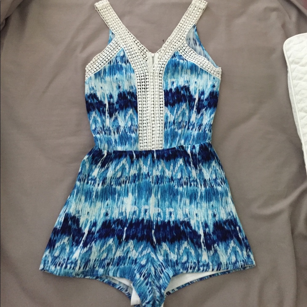 Blue romper